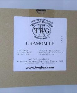 TWG Singapore - The Finest Teas of the World - CHAMOMILE Tee - Hauptteil 100 Seide Teebeutel