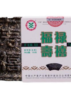 Yunnan Pu'er Uralter Baum Puer Tee roh Quadratischer Ziegelstein 100g Zhongcha Fulu Shouxi