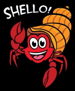 Shello: Seafood Notebook to Write in, 6x9, Lined, 120 Pages Journal