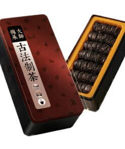 Authentischer Pu'er Tee Gekochter Pu-Erh-Schwarztee mit Klebreisgeschmack Tuocha 250g