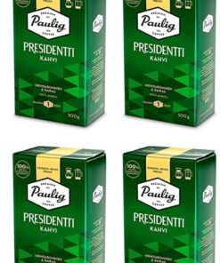 Paulig Presidentti finely ground Kaffee 4 Pack of 500g