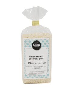 Henosa Sesamsaat ganz, geschält 100g