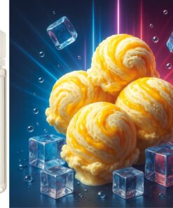 Frozen Cream Mango - Iced Vanilleeis mit Mango-Swirl Aroma Konzentrat - Vegan - Sasami - 100ml
