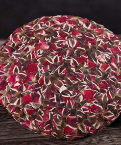 200g (0.44LB) Qualität China Blooming Compressed Blume Tee Kuchen duftenden Tee Kräutertee Botanischer Tee Kräutertee Grüner Tee Roher Tee Blumen Tee Gesundheit Tee Chinesischer Tee