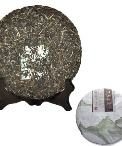 7542 Sheng Puerh Dayi 1401 Charge Rohes Pu er Menghai Teekuchen 2014 TAETEA 357g
