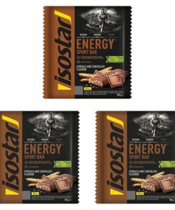 Isostar - Energy Riegel mit Schoko Geschmack - Energieriegel - Energieversorgung - 3 x 35 g - 201377 (Packung mit 3)