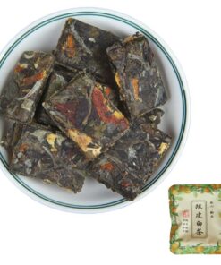 500g Chenpi Weißer Tee Dünne Scheiben Kleiner Teekuchen Bulk Xinhui Alter Weißer Tee