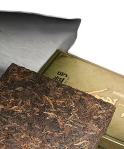Chinesischer gealterter Pu-Erh-Tee Yunnan gekochter Pu-Erh-Schwarztee Goldziegel herstellen 1000g