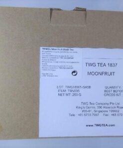 TWG Singapore - The Finest Teas of the World - MOONFRUIT Schwarz Tee - Hauptteil 100 Seide Teebeutel