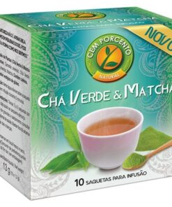 Cem Porcento - Green tea Matcha/Grüner Tee Matcha - 10 Teebeutel x 8 = 80 Teebeutel