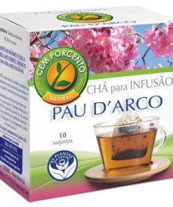 Cem Porcento - Pau D'Arco/Lapacho genannt, ist ein Baum - bellen (Tabebuia impetiginosa L.) - 10 Teebeutel x 8 = 80 Teebeutel