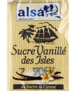 SKUURTFR Alsa Isles Vanilla Sugar with Cane Sugar - 7 Sachets - 53 g