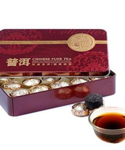80g Puerh Schwarztee Gekochter Puer Tee Pu-erh Tuo Tee Dose Geschenkverpackung