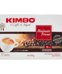 Kimbo Frischer gemahlener Kaffee, 250 x 3 g, 750 g