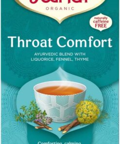 Yogi Tea Organic Ancient Herbal Formula Throat Comfort, 17bags