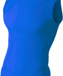 N2306 A4 MUSCLE COMPRESSION TEE ROYAL XL