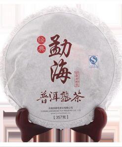 Klassischer reifer Pu Erh-Tee 357g, der schwarzen Menghai abnimmt, gekochter Puer Schwarztee-Gesundheit