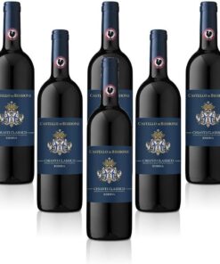 Italienischer Rotwein Chianti Classico DOCG Castello di Bibbione Riserva Castelli del Grevepesa Clemente (6 flaschen 75 cl.)