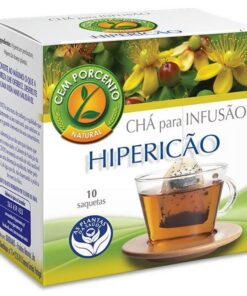 Cem Porcento - Hipericão/Johanniskraut (Hypericum perforatum L.) - 10 Teebeutel x 8 = 80 Teebeutel