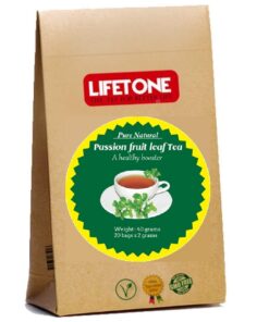 lifetone the tea for better life Passion Fruit Leaf Herbal, Tee Stress Reviler, köstliche 20bag 40 Gramm