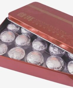 Silberne Zinn-Folien-Verpackung Tuocha Roher Puer-Tee 2021/2022 Yr Mini Shen Puerh 75g