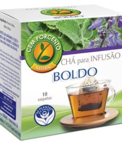 Cem Porcento - Boldo-Blätter (Peumus boldus) - 10 Teebeutel x 8 = 80 Teebeutel