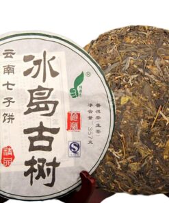 Yunnan Roh-Puer-Tee Island Ancient Tree Reines Material Puerh Tee 357g