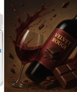 Velvet Rouge - Rotwein & dunkle Schokolade Aroma Konzentrat - Vegan - Sasami - 100ml