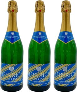 Weinmanufaktur von Oven Heinrich von Oven Sekt trocken, Airén Trebbiano, 11,5% vol. (3 x 0.75l, 2250, milliliter)