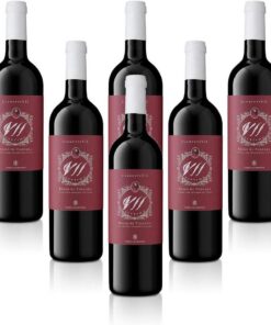 Italienischer Rotwein Vino Rosso Supertuscan IGT Settimo Castelli del Grevepesa Clemente (6 flaschen 75 cl.)