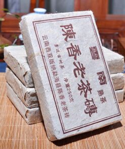 250g Schwarzer Tee Chinesischer Alter Puer Tee Yunnan Natürlicher Pu Erh Tee Ziegel Gesunde Ernährung