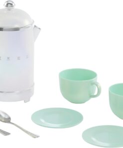 Little Tikes Sweet Spaces Tea Set - Mintgrünes Teeservice mit Teekanne, Teetassen und Zubehör, Tea-Time-Spaß für Kinder ab 3 Jahren