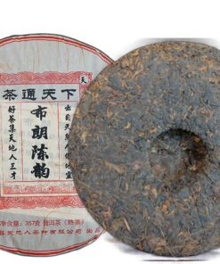 Reifer Puer Tee 357g Menghai Himmel Erde Bulang gealterter Rhythmus Pu-erh Tee Kuchen