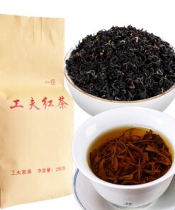 HELLOYOUNG 250g Dian Hong Yunnan Schwarzer Tee Handgerösteter Gongfu-Rottee Dianhong Intensiv Im Geschmack Sanfter Süßer Nachgeschmack Reifer Tee