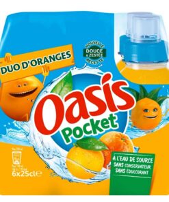 Oasis Pocket Duo d?Oranges 25cl (lot de 72)