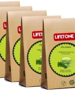lifetone the tea for better life Gotu kola Tee | 100% natürlich aus dem tropischen Ursprung | 100 koffeinfreie Teebeutel