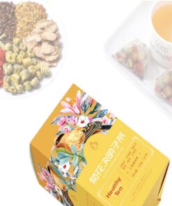 Bio Wolfsbeere Cassia Blüte Teebeutel Kräutertee Geißblatt Tee Klettenwurzel 120g Teebeutel (2 Kisten)
