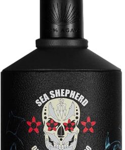 1 Flasche Padre Azul Super Premium Tequila | Sea Shepherd Reposado "Operation Milagro" | Limited Edition 2025 0.7 l 40% vol inkl. LOVEVINO Silver Button Sticker
