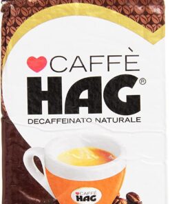 Caffè macinato decaffeinato DEK gemahlener Kaffee, 8 x 250g | Aroma italiano senza caffeina; feine Körnung, geeignet für Moka, Filter und Vollautomaten, Gesamtnettogewicht 2 kg