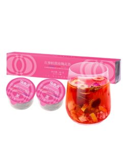 Premium Rose Kräutertee Florales Aroma Und Gesundheitliche Vorteile Für Frauen 105g (21g * 5 Dosen)