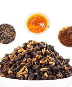 Yunnan Mi Yun Jin Luo Dian Hong Schwarztee Eine Knospe ein Blatt Schwarzer Tee Loses Blatt (450g)