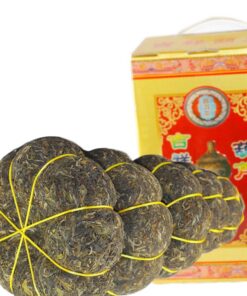 Yunnan 3000g Pu-erh Grüntee 5 Schichten Kürbiskürbis Art Craft Pu'er Geschenktee