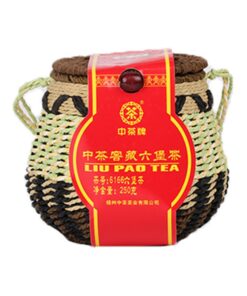 HELLOYOUNG 250g Handgerösteter Liu Bao Schwarztee Nach Traditioneller Chinesischer Art Im Korb Gereift Intensiver Schwarzteegeschmack Milder Süßer Nachgeschmack