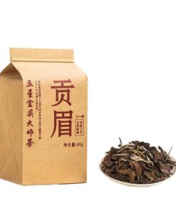 Erster Grad 50g Fuding Datum Aromatisierter Gereifter Gongmei Weißer Tee - Premium Mit Gold Award Und Gereiftem Duft