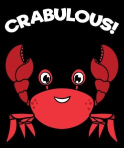Crabulous: Seafood Notebook to Write in, 6x9, Lined, 120 Pages Journal