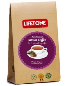 Geröstete gemahlene Java-Bohne (Jamun), koffeinfreier, koffeinfreier Ingwer-Kaffee, 40 Beutel, 80 g