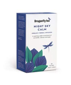 Dragonfly Tea Organic Night Sky Calm Herbal Infusion 20 bags