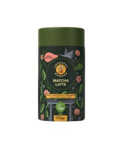 Cheerful Buddha Superfood-Matcha-Latte, köstliche Kaffee-Alternative, angereichert mit Superfoods, weniger koffeinbedingtes Zittern, ohne Zucker, 150 g