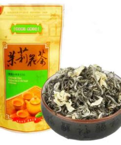 HELLOYOUNG 50g Chinesischer Jasmintee Loser Jasmin-Kräutertee Ein Erfrischendes Und Belebendes Getränk Nach Asiatischer Art Mit Einem Süßen Nachgeschmack