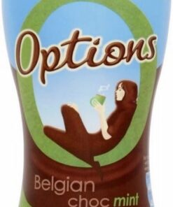Optionen Belgian Chocolate Mint Instant Hot Chocolate Drink (220g) - Packung mit 2